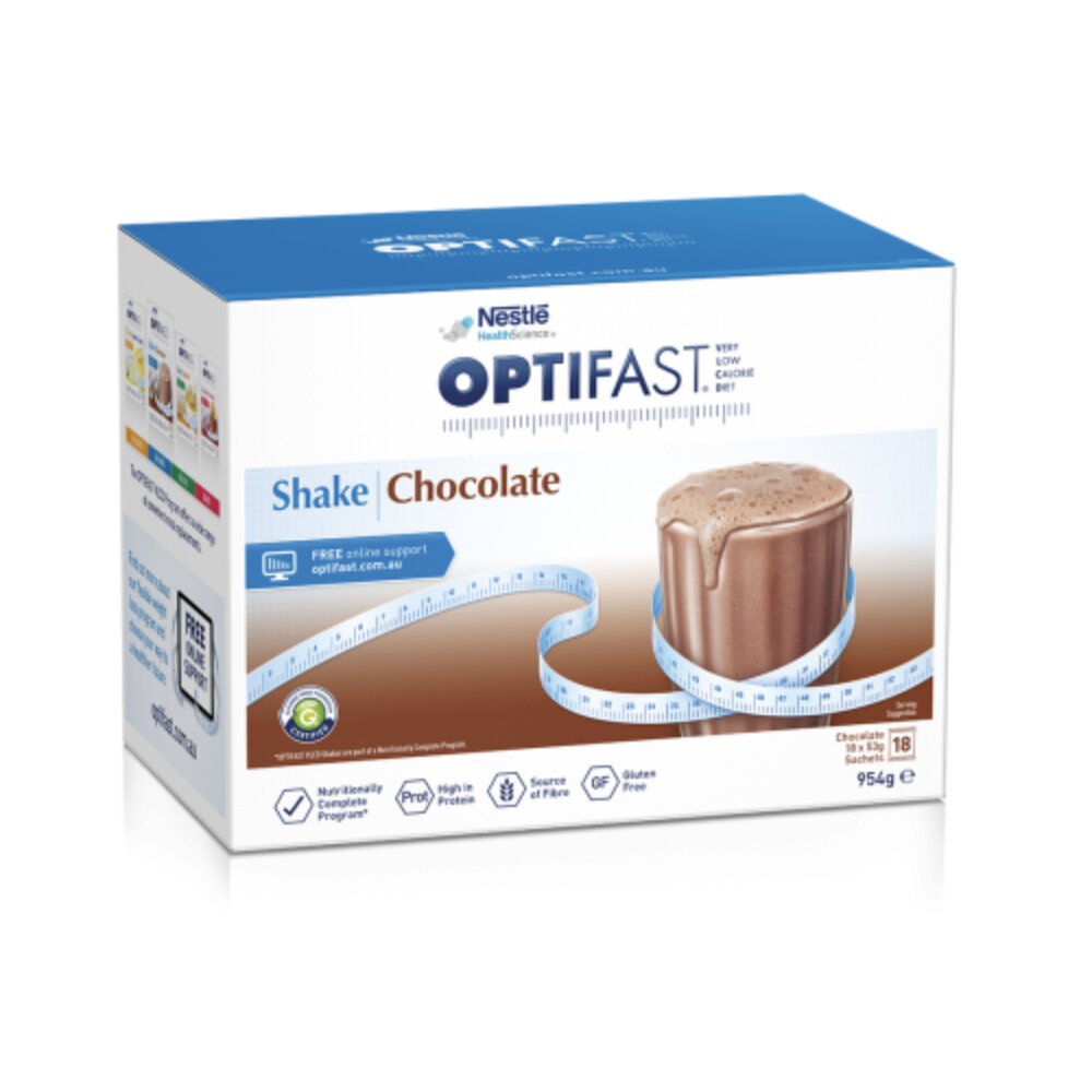OPTIFAST VLCD Shake Chocolate 18 x 53g