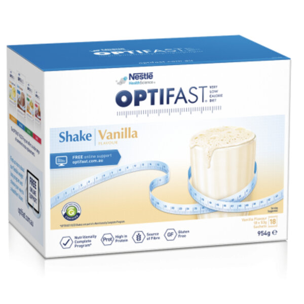 OPTIFAST VLCD Shake Vanilla 18 x 53g