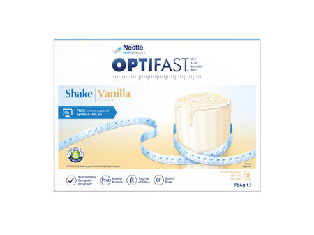 OPTIFAST VLCD Shake Vanilla Flavour 18 Pack 954g