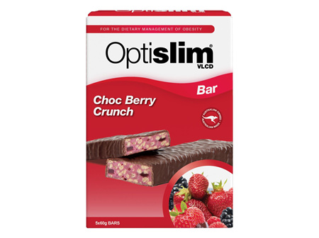 Optislim VLD Choc Berry Crunch Bars 60g X 5
