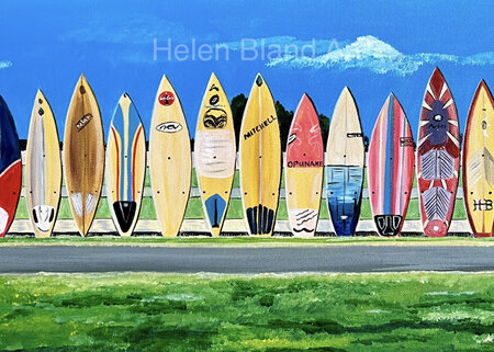 Opunake Surfboards Print