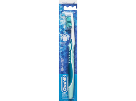 ORAL B 3DWhite Medium Toothbrush