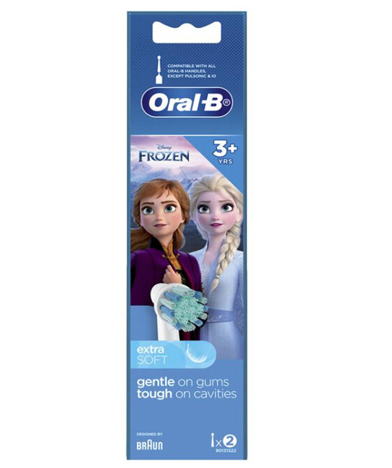 ORAL B Brush Heads for Kids Frozen 2 Pack