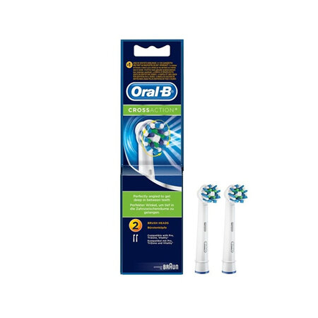 Oral B Cross Action Brush Refill 2pk