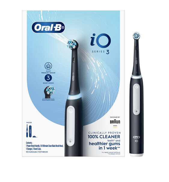 ORAL B iO Series 3 Electric Toothbrush Black