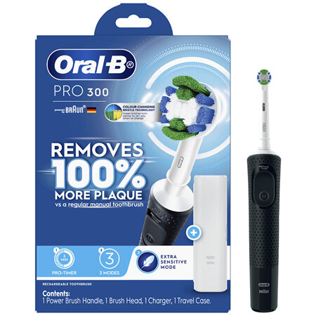 Oral B PRO 300 Electric Toothbrush Black