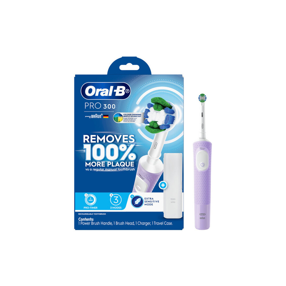 ORAL B Pro 300 Electric Toothbrush Lilac