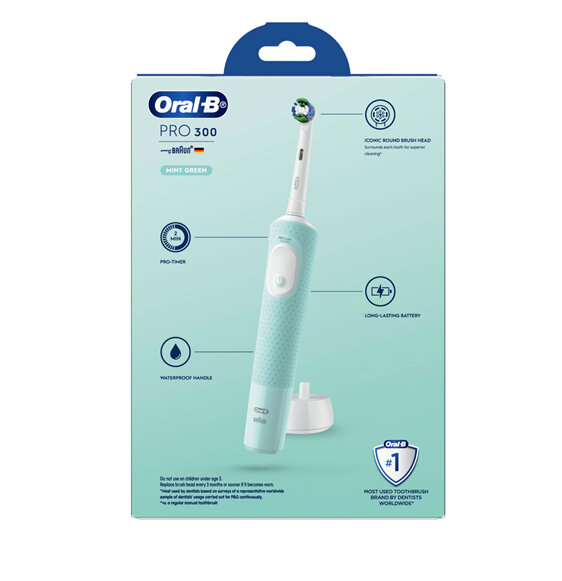 ORAL B Pro 300 Electric Toothbrush Mint
