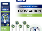 ORAL B Vitality Cross Action Toothbrush Heads 5 Pack