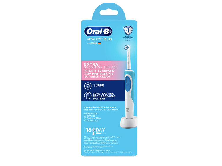 ORAL B Vitality Eco Box Extra Sensitive Power Toothbrush