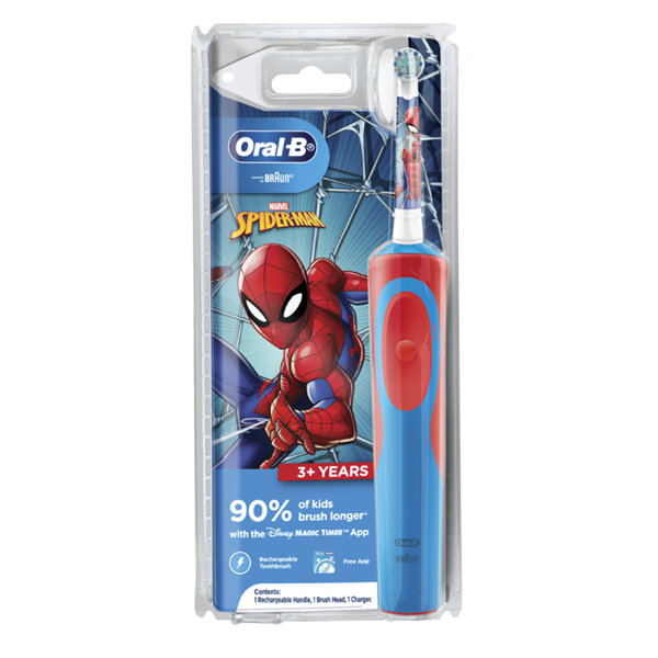 ORAL B Vitality Stages Power Toothbrush Spiderman 3+ Years