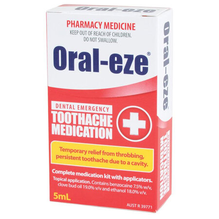 ORAL-EZE DENTAL TOOTH ACHE MEDICATION 5ML