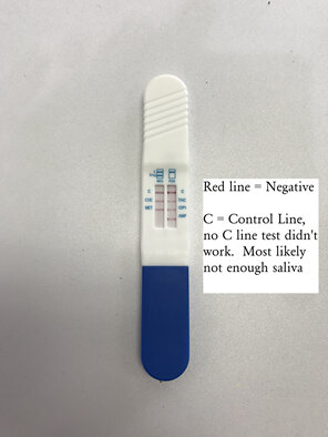 Oral Swab 5 Drug Test Negative