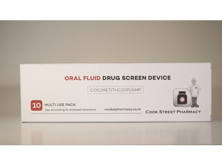 Oral Swab Drug Test Meth THC Opiates Cocaine Amphetamines | 10 Pack