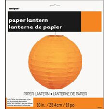 Orange Halloween Paper Lantern 25.4cm