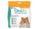 OraVet Dental Hygiene Chew for Very Small Dogs, Up to 4.5 kg 28 pack