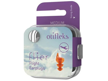 OTIFLEKS Flier Earplugs Medium 8pk
