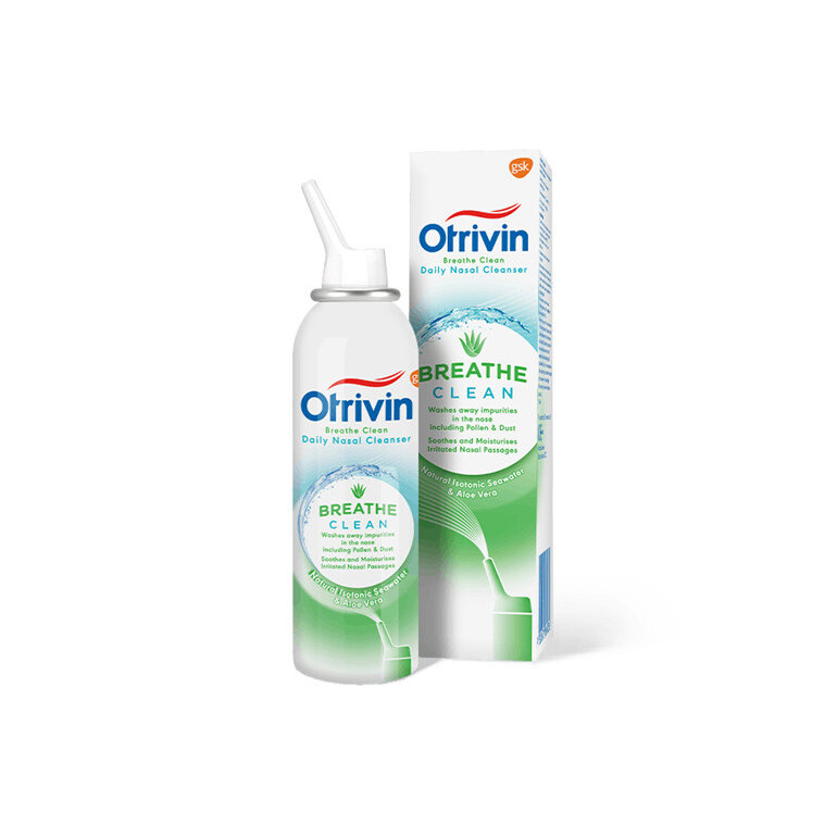 Otrivin Breathe Clean Seawater + Aloe Vera Nasal Spray 50mL