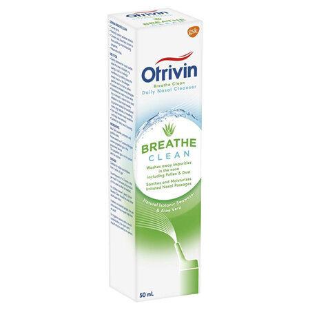 Otrivin Breathe Cln Nasal Spr 100ml