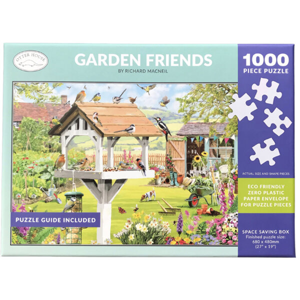 Otter House Garden Friends 1000 Piece Puzzle