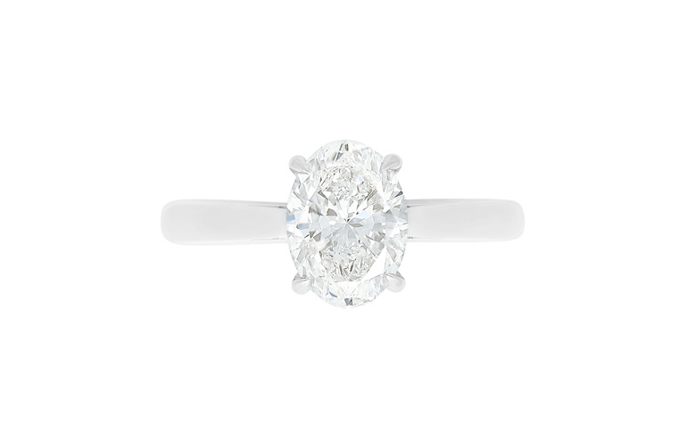 Oval Cut Solitaire, Oval Diamond Ring, Oval Diamond Solitaire