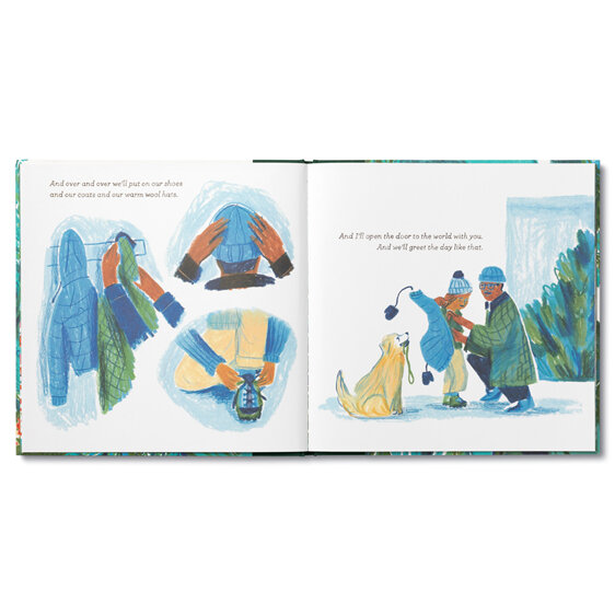 Over and Over Gift Book by M.H.Clark children reassuring picture routine
