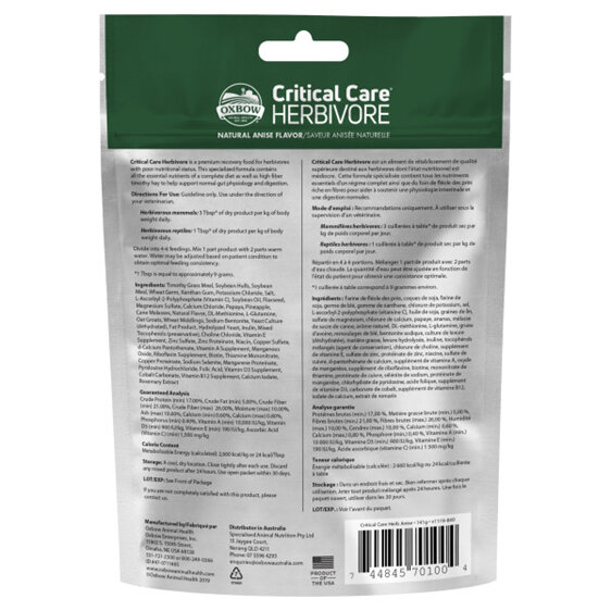 Oxbow Critical Care Herbivore Aniseed 141g