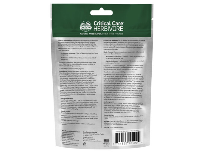 Oxbow Critical Care Herbivore Aniseed 141g