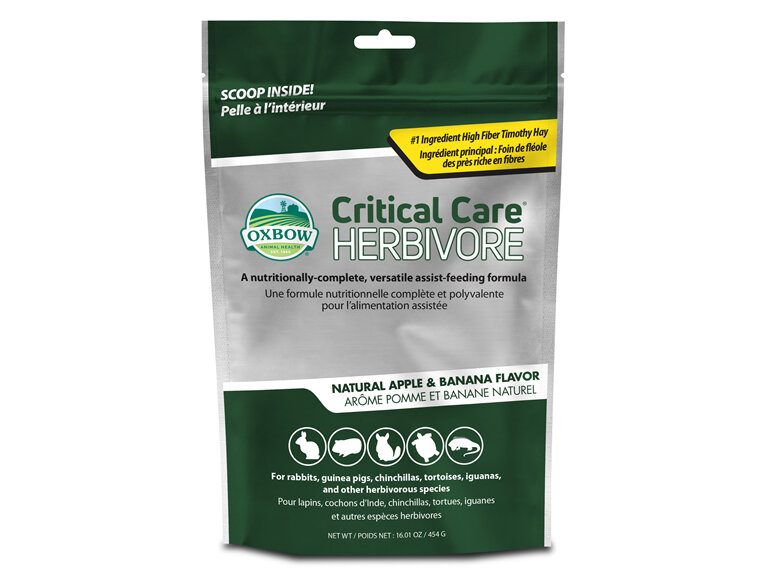 Oxbow Critical Care Herbivore Apple/Banana 454g