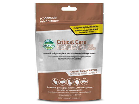 Oxbow Critical Care Herbivore Fine Grind 100g