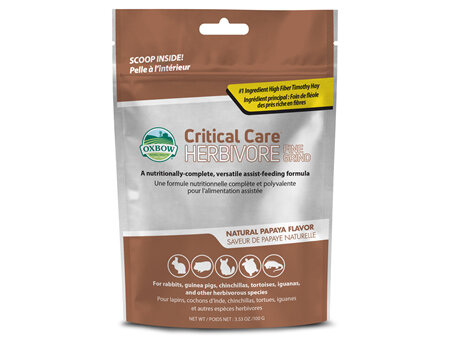 Oxbow Critical Care Herbivore Fine Grind 100g