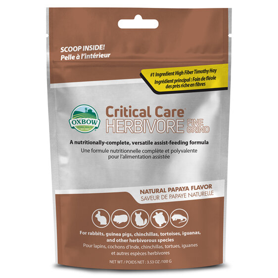 Oxbow Critical Care Herbivore Fine Grind 100g