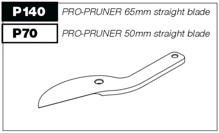 P140 Straight blade for P100 Pro-Pruner