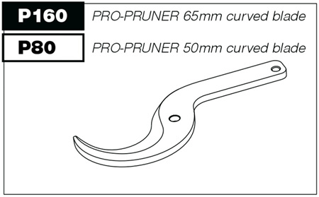 P160 Curved blade for P100 Pro-Pruner