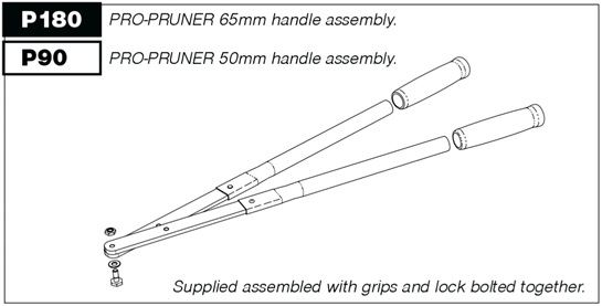 P90 Handles (pair) for P50 Pro-Pruner
