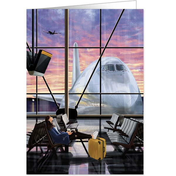 Paco Yao At the Airport Card by Quire Publishing