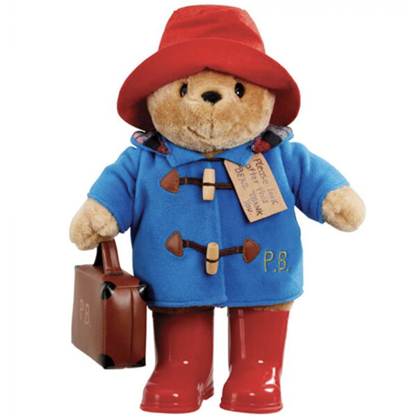 Paddington Bear with Boots & Suitcase Large