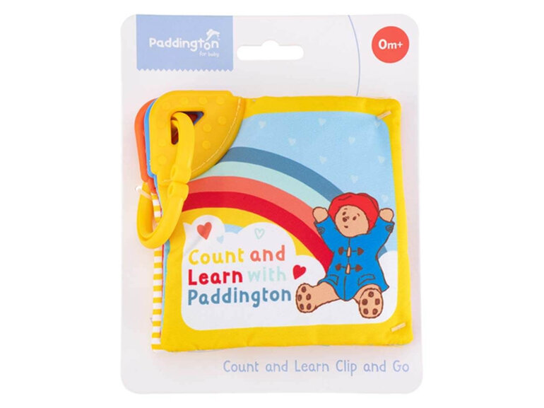 Paddington Count & Learn Activity Soft Book baby toy