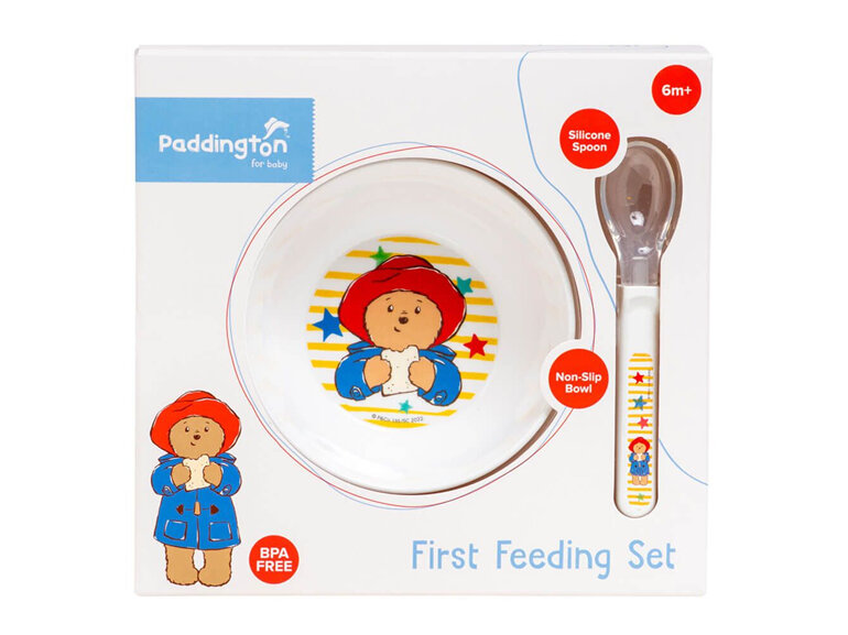 Paddington First Feeding Set baby bowl spoon bear