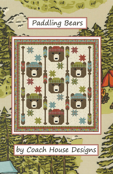 Paddling Bears Quilt Pattern from Coach House Designs