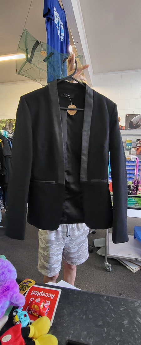 Pagani black jacket size 8