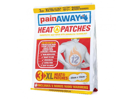 Pain Away Heat Patches XL (3pk)