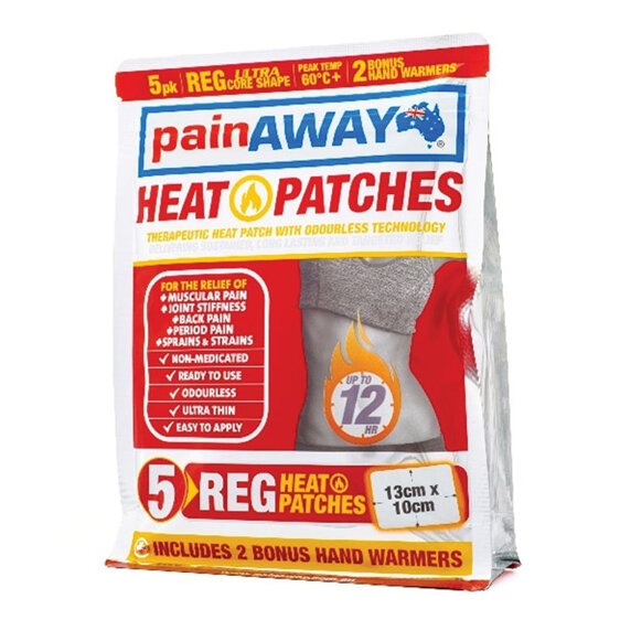 Painaway Heat Patches Regular 5pk