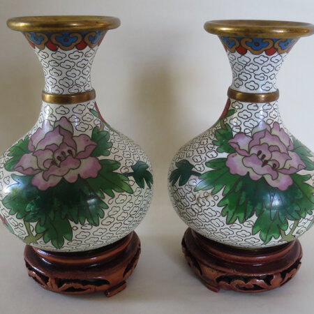 Pair small vases