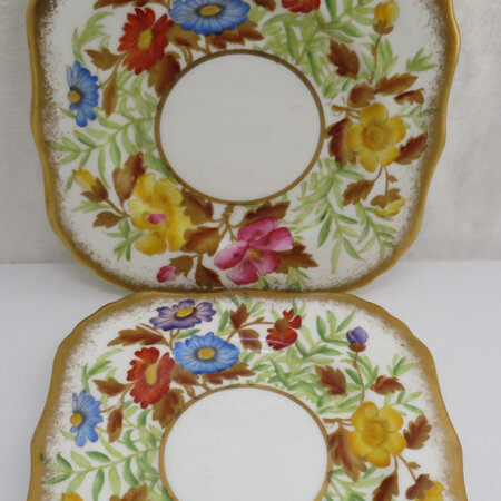 Pair tea plates