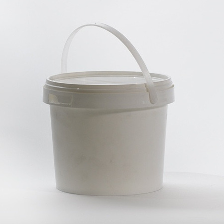 Pallet (576 units) of 4 litre food grade plastic buckets with lids