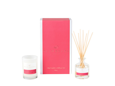Palm Beach Posy Mini Candle & Diffuser Gift Pack - GPMCDP