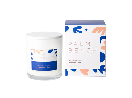 Palm Beach Waterlily & Seagrass Candle 420g Limited Edition - MCXWSW