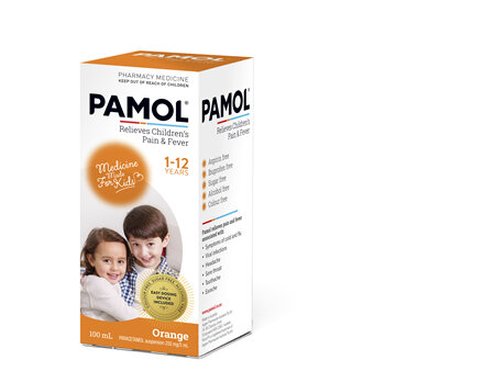 PAMOL® All Ages Orange Colourfree 100mL