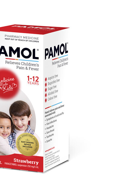 PAMOL® All Ages Strawberry Colourfree 100mL